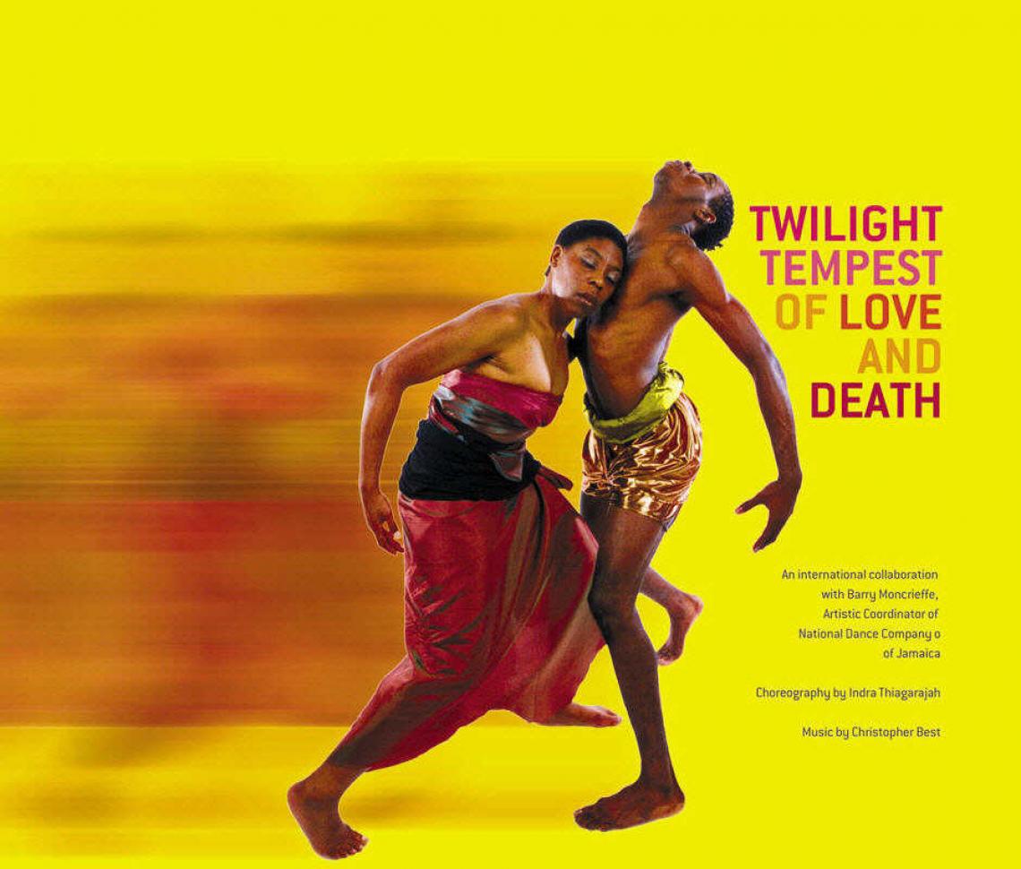 Poster for the dance piece 'Twilight Tempest' courtesy Indra Thiagarajah
